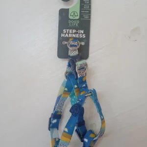 Dog's Life Designer Pooch Step In Harness Tarrazo Blue