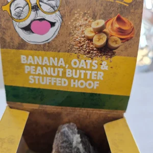 Bene Banana Oats & Peanut Butter Stuffed Hoof