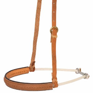 Zilco Leather Covered Rope Noseband