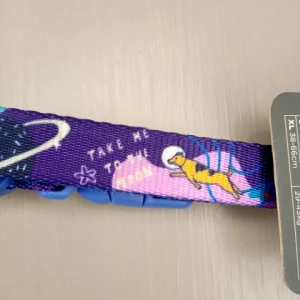 Dog's Life Designer Pooch Step In Harness Enjoy The Universe Blue