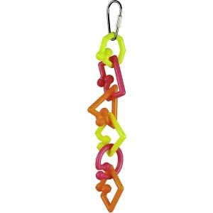 A&E Cage Company Happy Beaks Silly Links - Small - Chew Bird Toy #HB711
