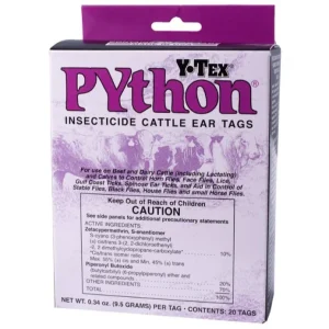 Y-Tex Python Insecticide Cattle Ear Tag